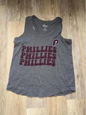 MLB Women's Grey Vests-tanks-cami